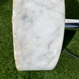 Italian lily of the valley floor lamp, design Goffredo Reggiani, 3 lights in chromed metal, 1970