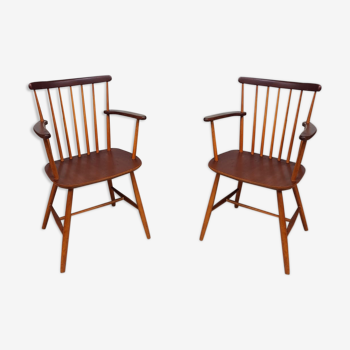 Ensemble de 2 fauteuils du milieu du siècle par Billund Stolefabrik