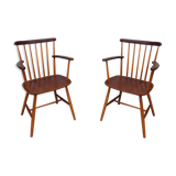 Set of 2 mid century chairs by Billund Stolefabrik