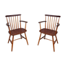 Set of 2 mid century chairs by Billund Stolefabrik