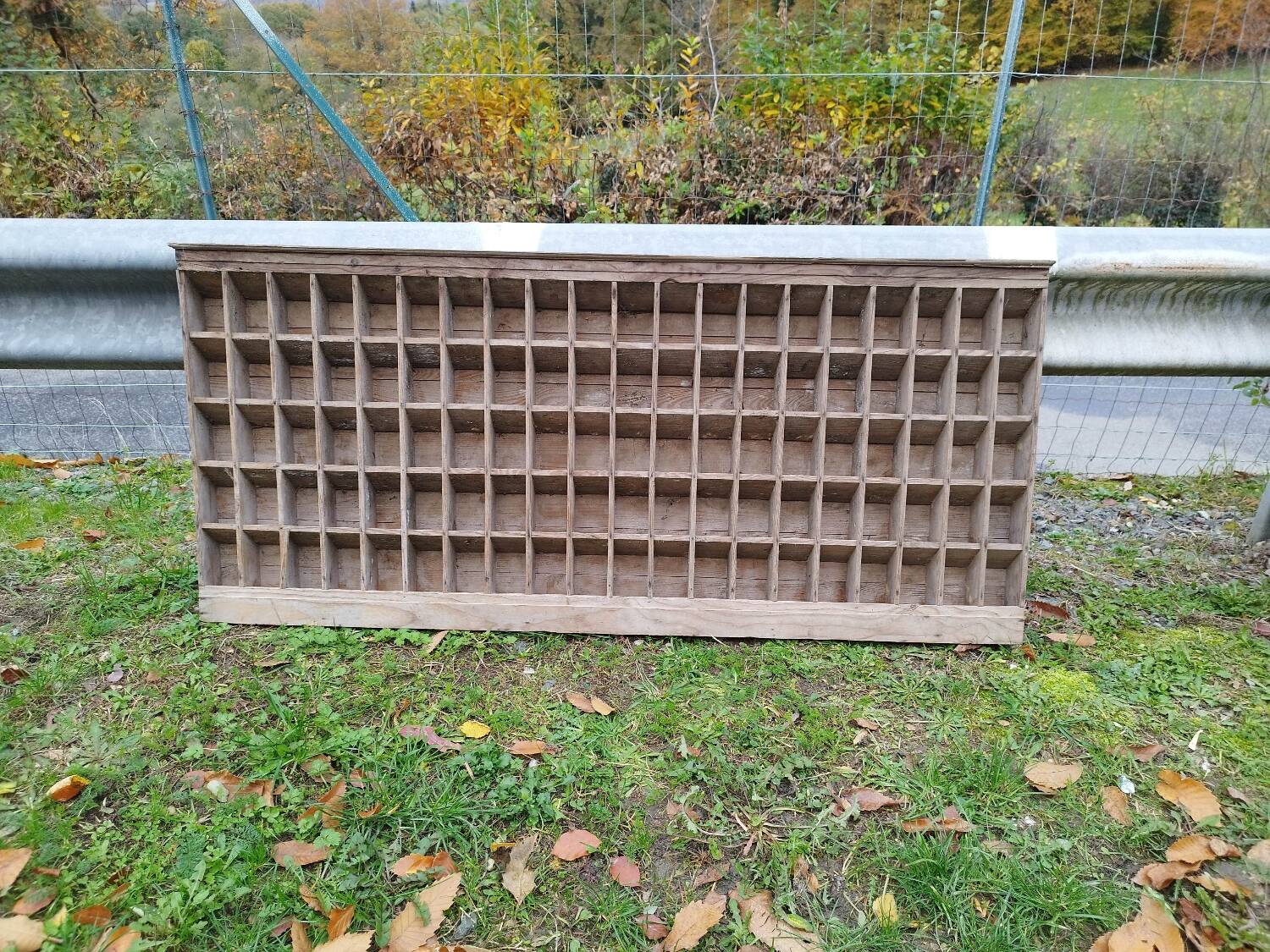 Large piece of professional furniture to hang or place with multiple storage compartments