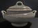 Earthenware tureen Gien decoration Athens pink