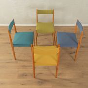 Chaises de salle à manger des années 1960, Lübke