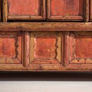Shanxi buffet in original red paint with four drawers – China, circa 1930