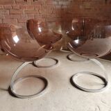 Set of four chairs sphere by Boris Tabacoff