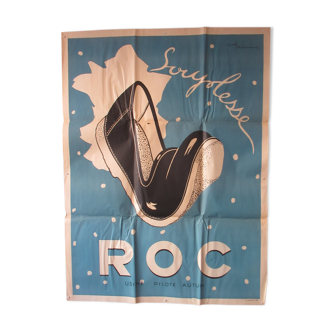 Affiche ancienne roc signée andré dulaurens