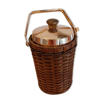 Copper wicker ice cube