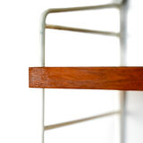 Scandinavian wall bookcase
