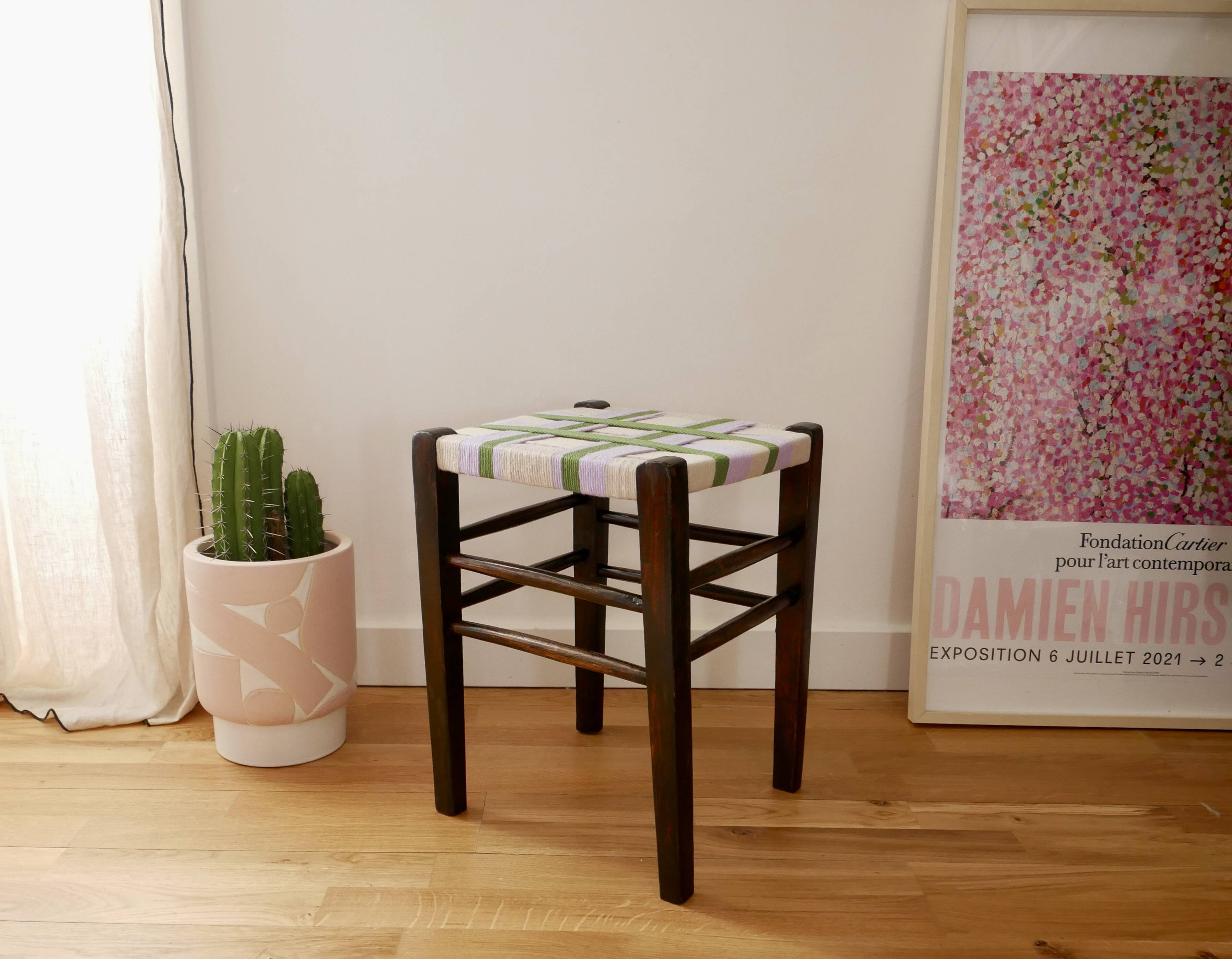Wooden stool