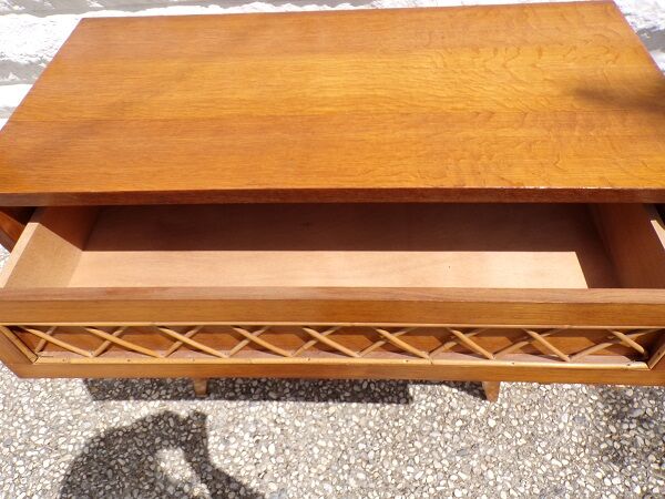 Commode rotin