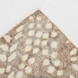 6x10 Cream & Brown Oriental Floral Pattern Vintage Rug, 193x298Cm