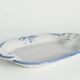 Art Deco French Blue Floral Decor Plate by Allan Eberling, Bo Fajans