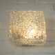 Vintage Wall Sconce / Bubble Glass / Mid Century Flush Mount Ceiling Light