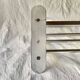 Large vintage aluminum wall coat rack