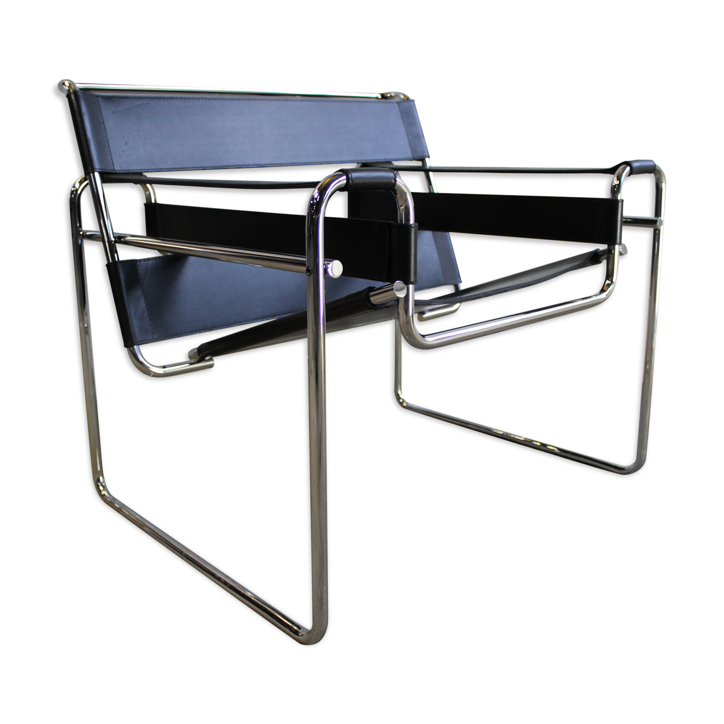 Fauteuils Wassily B3 par Marcel Breuer édition Gavina