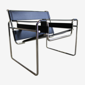 Armchairs B3 Wassily by Marcel Breuer edition Gavina