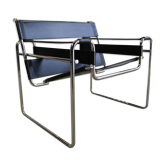 Armchairs B3 Wassily by Marcel Breuer edition Gavina