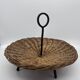 Metal and wicker basket