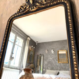 Old Louis-Philippe mirror with pediment
