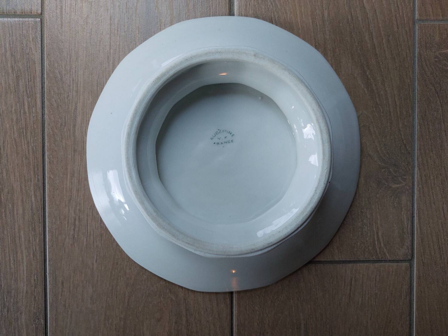 Earthenware compotier dish VF