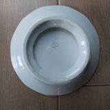 Plat sur pied compotier faïence VF