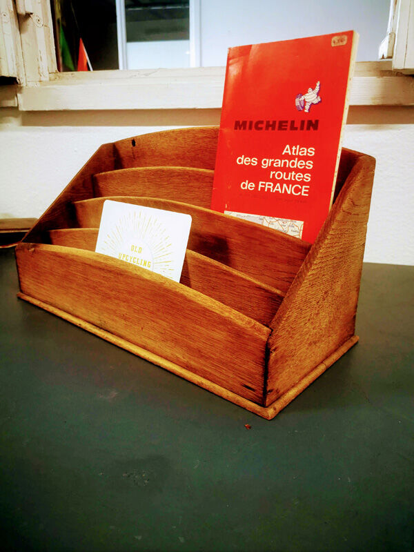 Wooden mail sorter