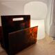 Plexiglas magazine holder