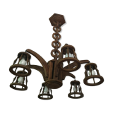 Lustre en bois