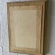 Vintage rectangular mirror in gilded wood h49 xl35