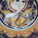 Decorative plate Rosenthal design Bjorn Wiinblad 1978