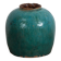 Vase ancien vert turquoise émaillé (c.1820) #30