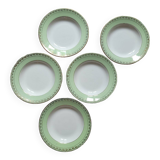 Set of 5 deep plates 9700 l'amandinoise