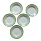 Set of 5 deep plates 9700 l'amandinoise