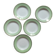 Set of 5 deep plates 9700 l'amandinoise