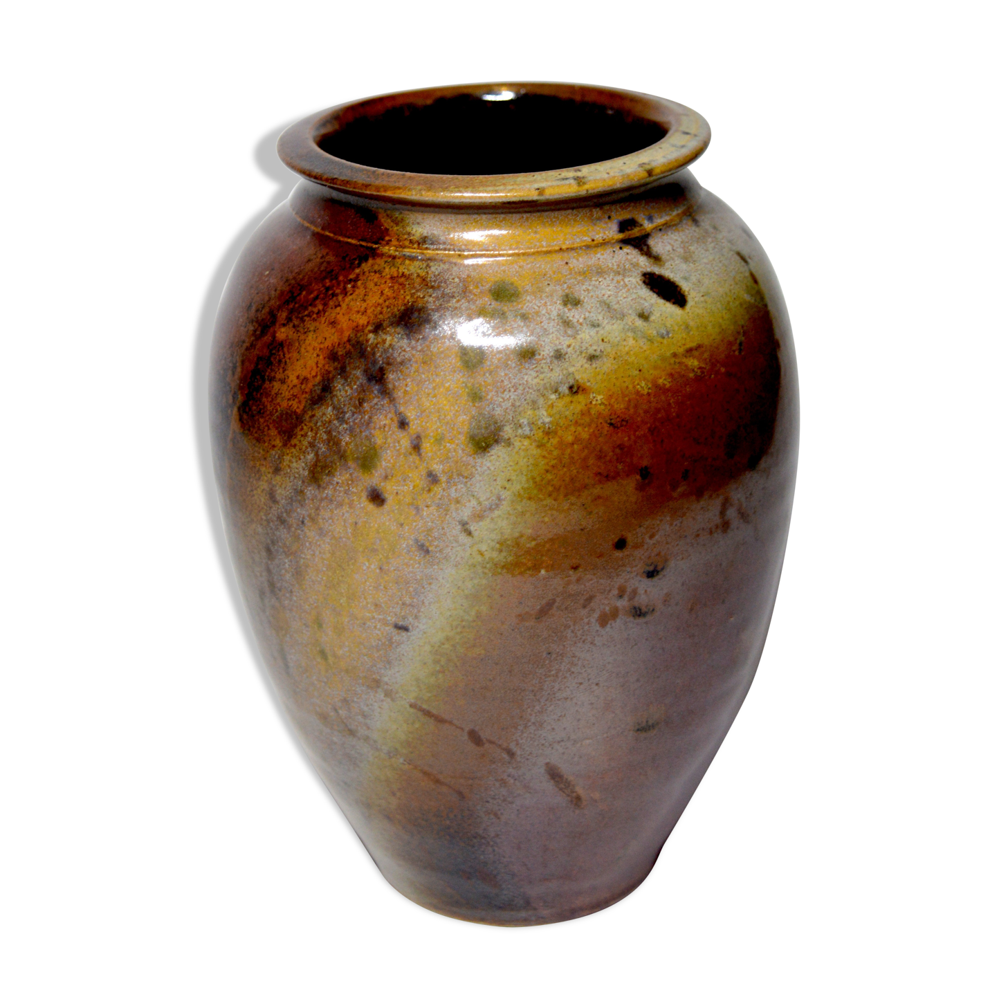 Puisaye sandstone vase by André Nault