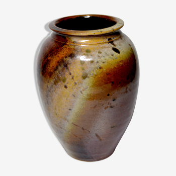 Vase en grès de Puisaye, André Nault