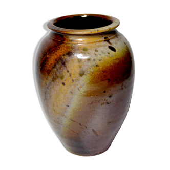 Puisaye sandstone vase by André Nault