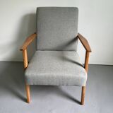 Vintage Grey Green Club Armchair