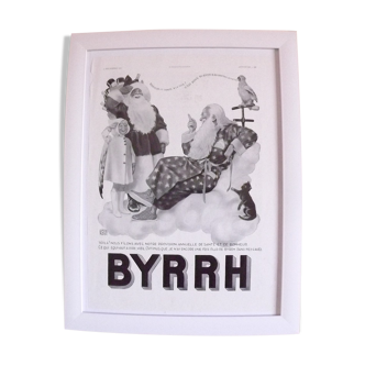 Affiche pub papier Byrrh 1937 par LG