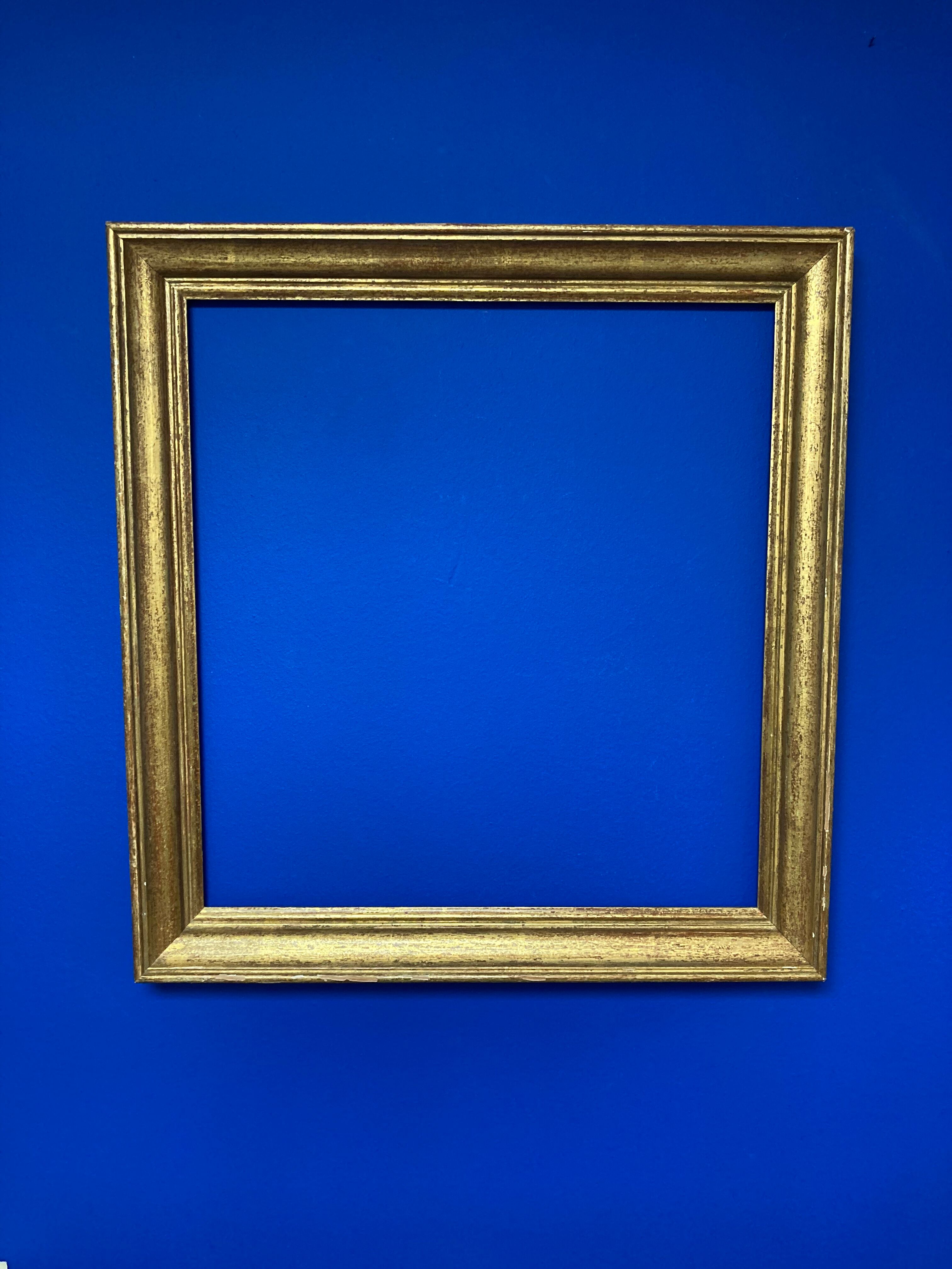 Golden vintage frame