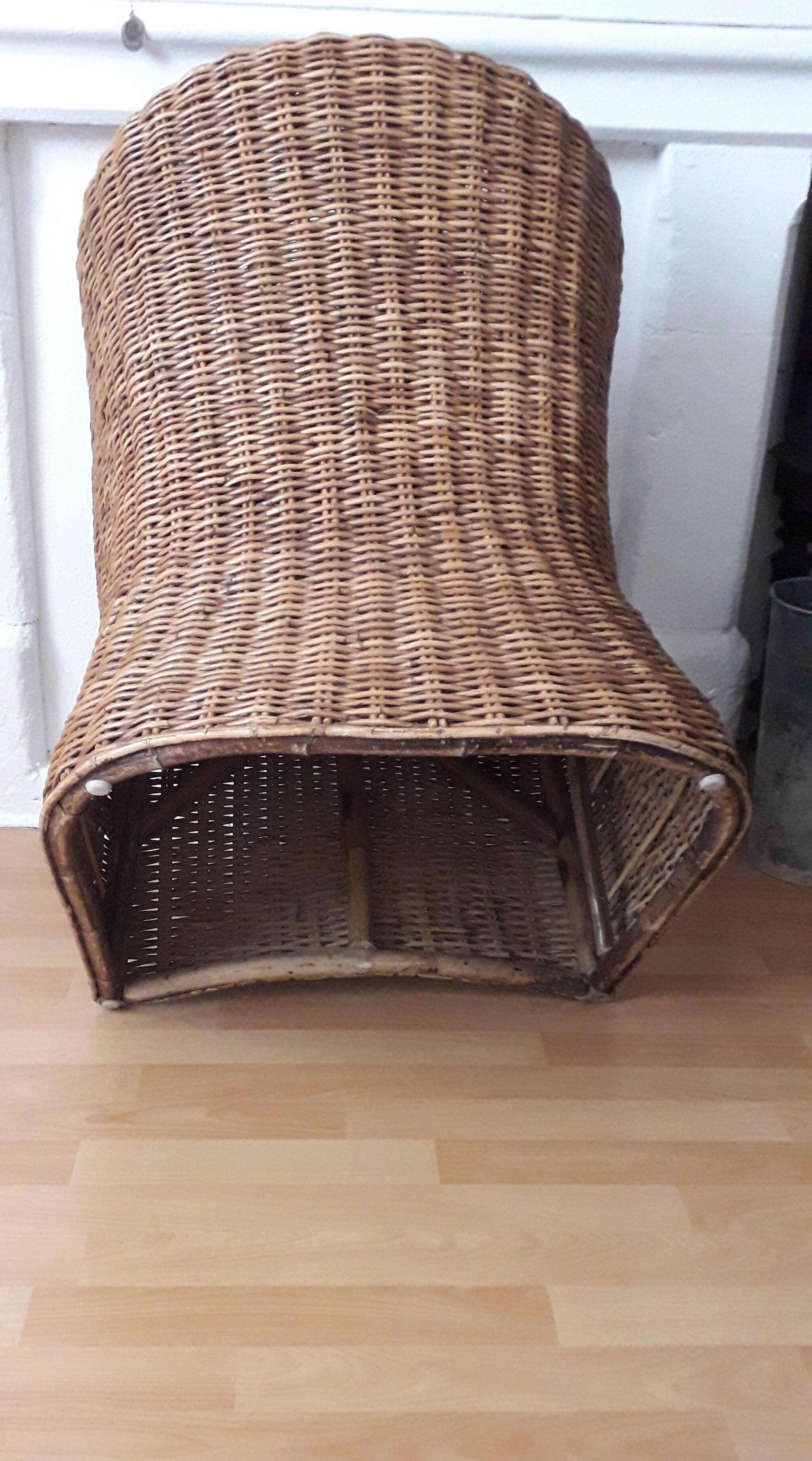 Rattan armchair