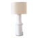 White glass table lamp by Gert Nyström for Hyllinge, Sweden 1960's