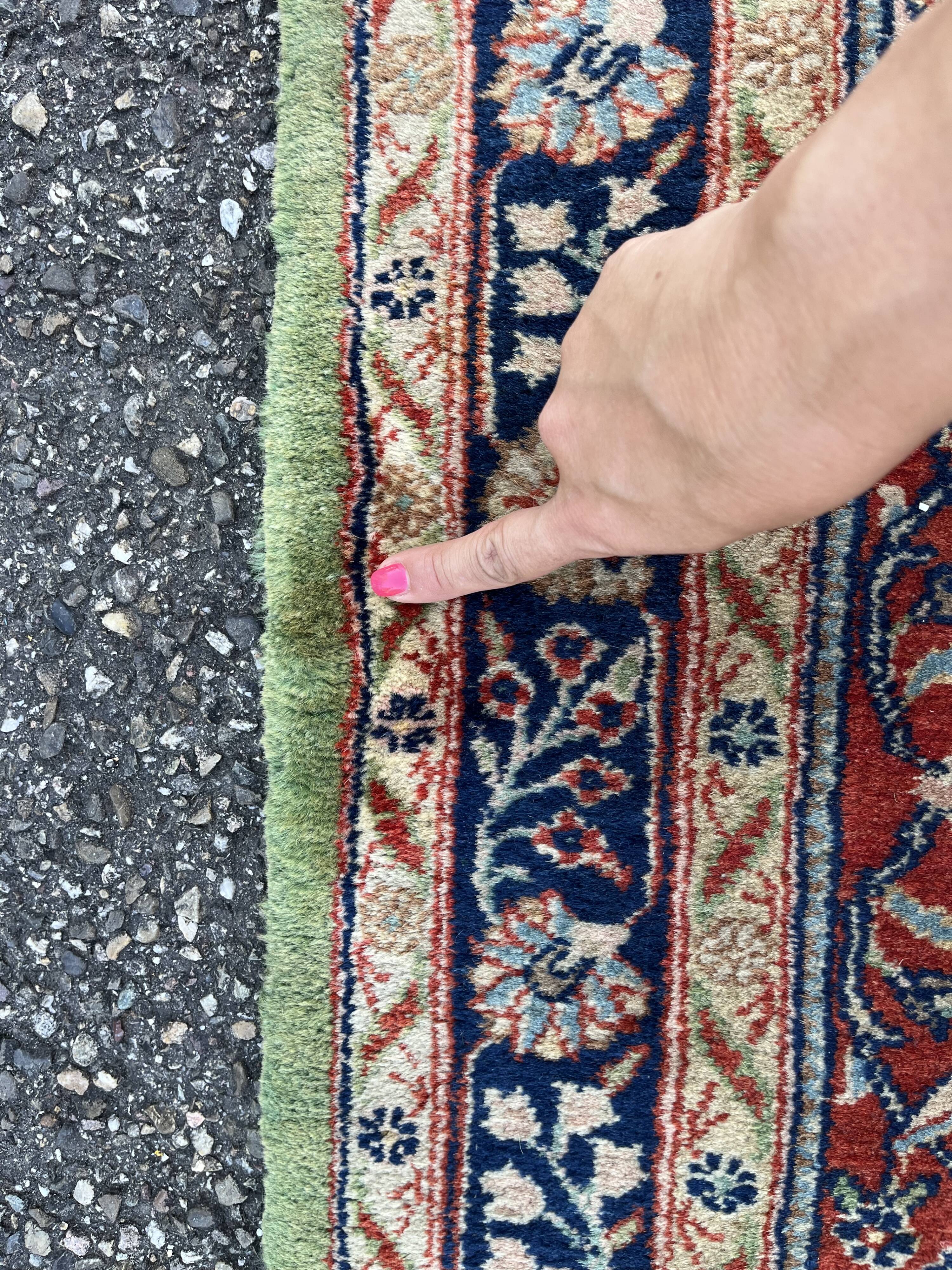 Carpet XXL Tabriz Shah Abbas Emerald Green