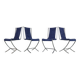 Set Of 4 dinning chairs by Pierre Cardin for Maison Jansen 1970