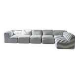 Canapé modulable rayé