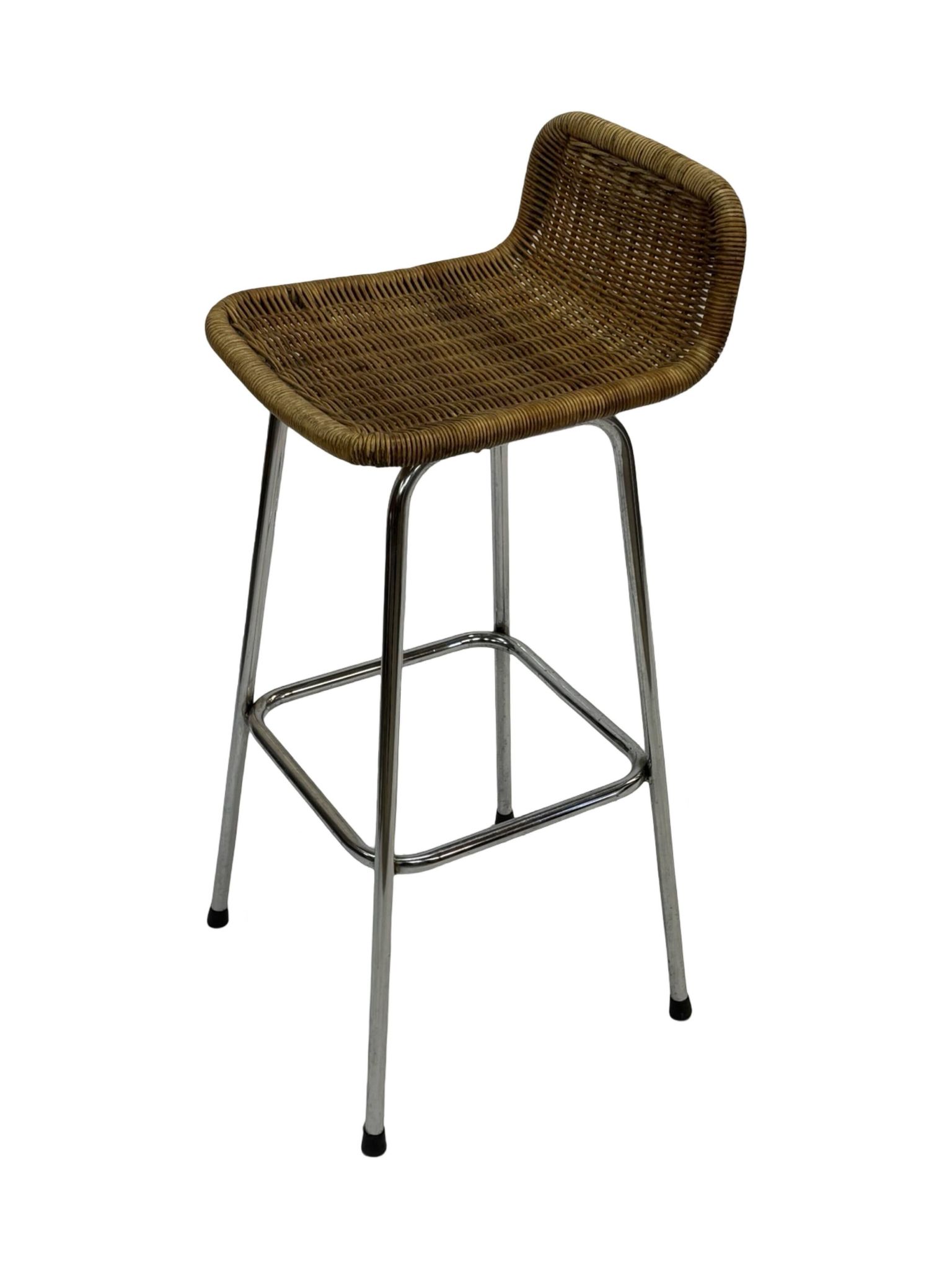 Vintage stool barstool Dirk van Sliedregt Rohe Noordwolde 1960 Netherlands
