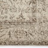 Beige Wool Tribal Carpet
