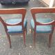 Pair of 19th century Restoration period armchairs