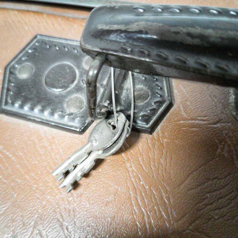 The cardboard suitcase