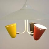 Pendant lamp from the 1950s by h. busquet for hala zeist